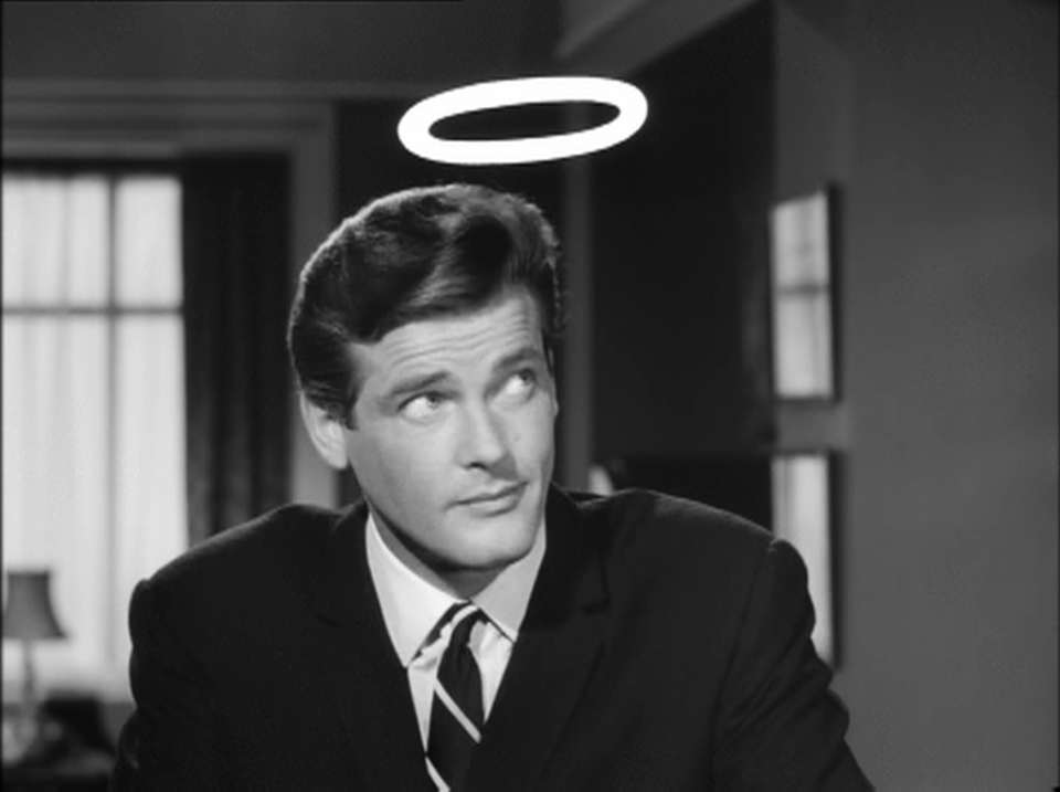 Roger Moore as Simon Templar 'The Saint'