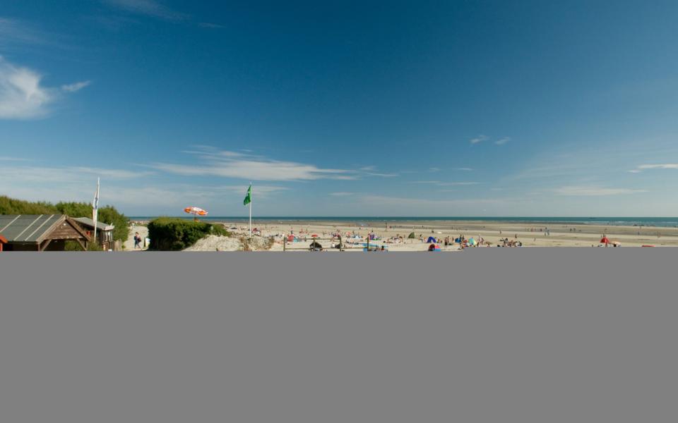 Beach huts and dunes at West Wittering