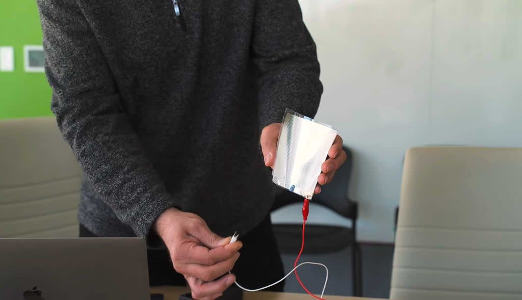 MIT engineers have developed a paper-thin loudspeaker that turns any surface into an audio source (YouTube/MIT)