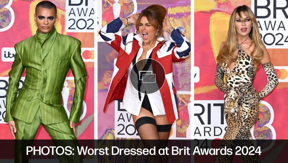 worst dressed at brit awards 2024, red carpet looks