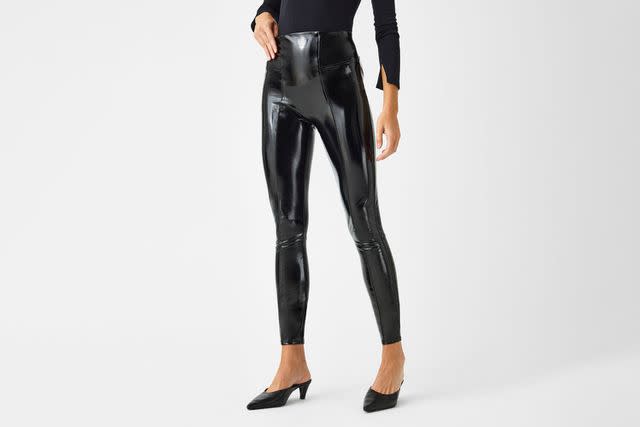 Spanx's Faux Leather Leggings Just Got a Warm and Cozy Upgrade That We  Can't Wait to Wear