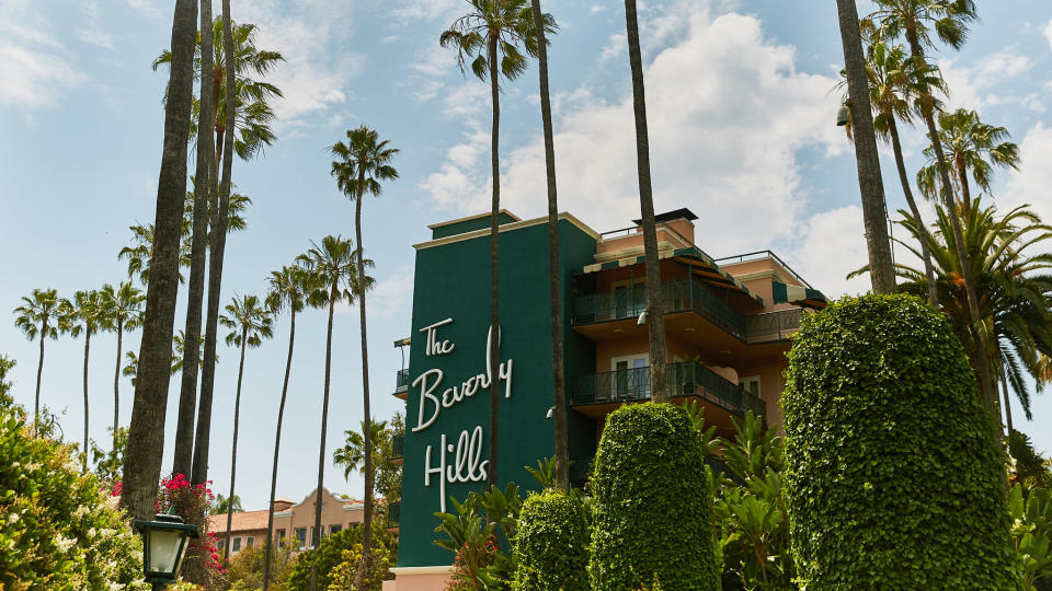 Visit the Beverly Hills hotel for a drink and take in the surrounds. Photo: Supplied