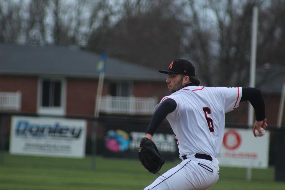 Ashland pitcher Luke Bryant got the win for the Arrows against Mount Vernon.