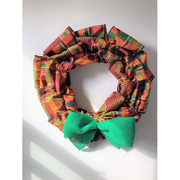 Kente Wreath