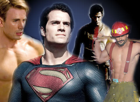 HOLLYWOOD'S REAL MEN OF STEEL!