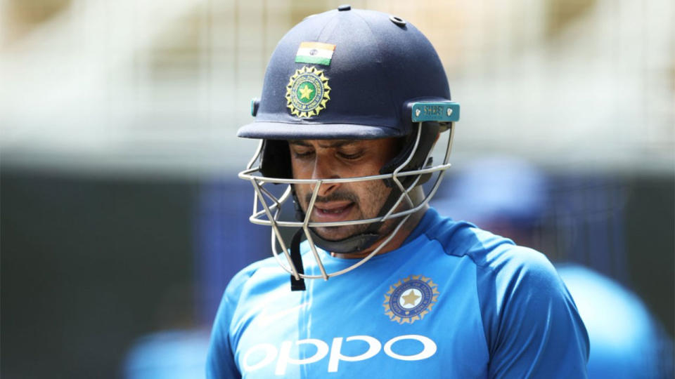 Rayudu’s bowling action has seen the India allrounder banned. Pic: Getty
