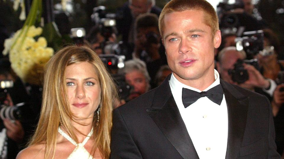 Jennifer Aniston and Brad Pitt