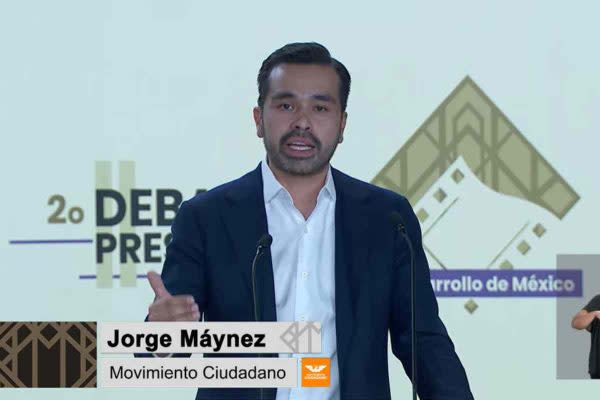 Jorge Álvarez Máynez, candidato presidencial de MC