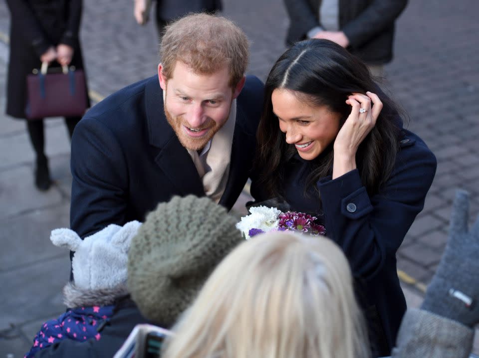 Harry and Meghan looked so loved up. Photo: Getty