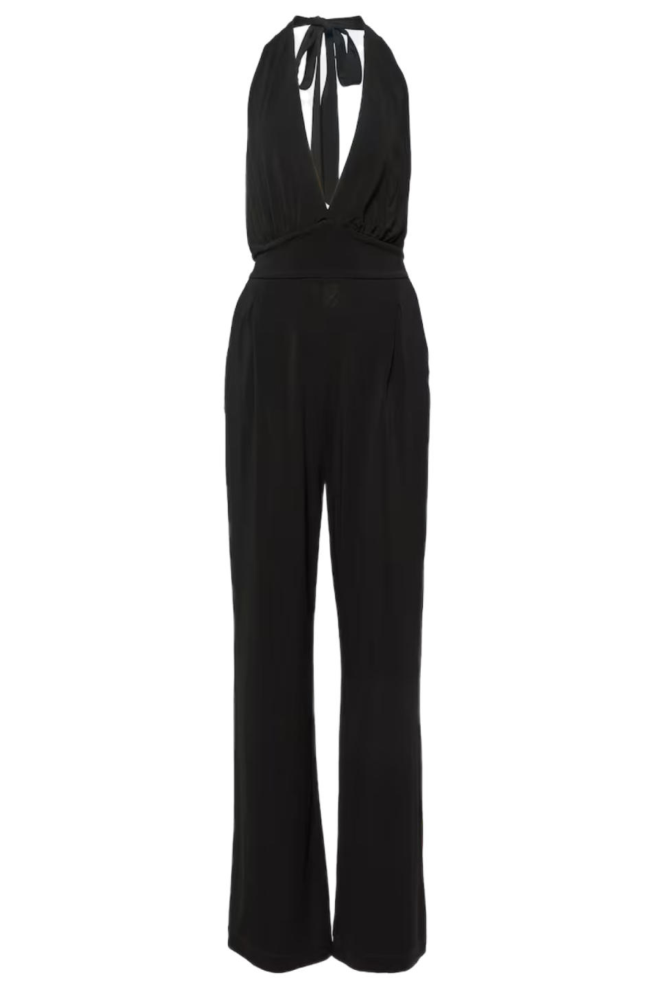 Max Mara Nice Halterneck Jersey Jumpsuit