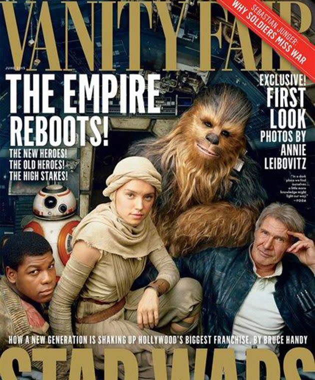 The Vanity Fair Star Wars cover. Photo: Vanity Fair.