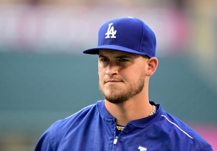 Yasmani Grandal was at the Fort Lauderdale airport during the shooting. (Getty Images/Harry How)