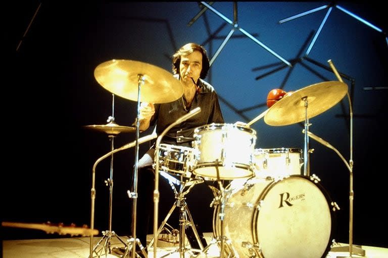 El baterista Enrique 