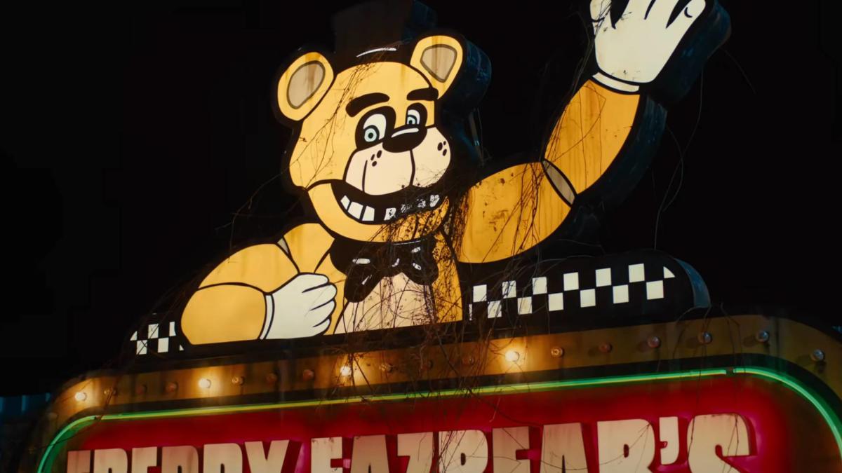 Golden Freddy And Abby FnAF Movie Scene