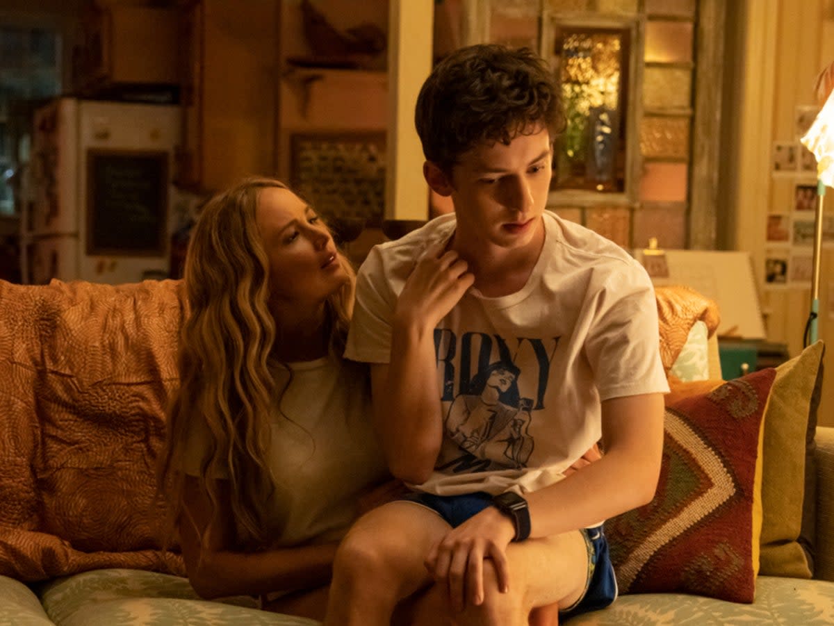 Jennifer Lawrence and Andrew Barth Feldman in ‘No Hard Feelings’  (Macall Polay)