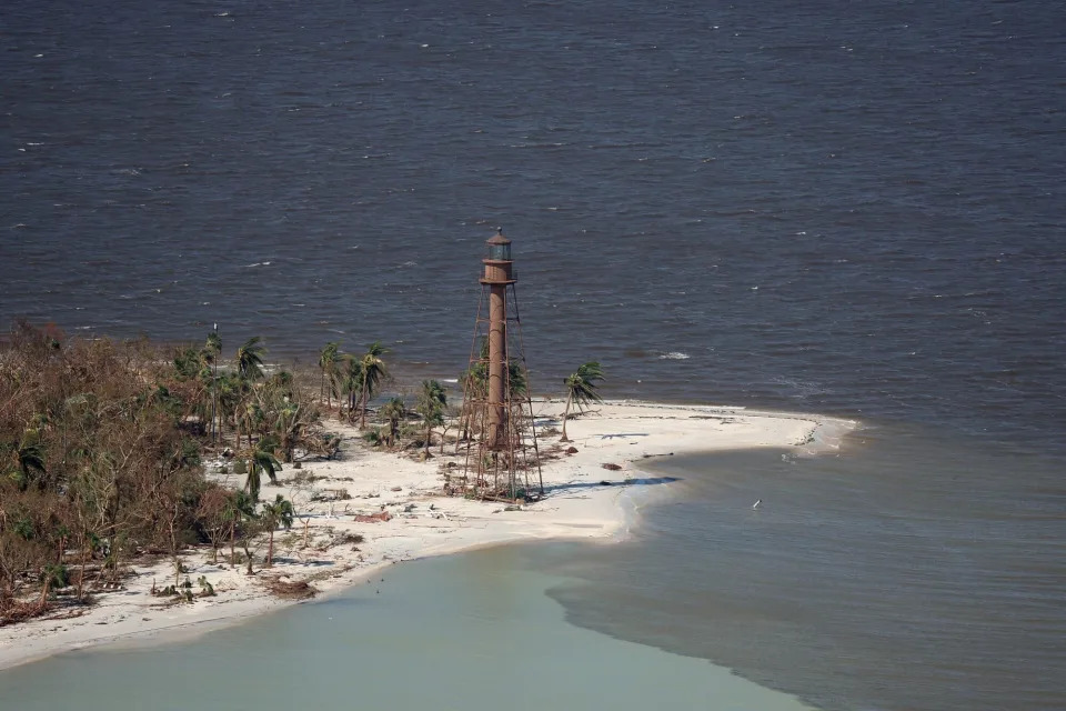 Hurricane Ian Sanibel Island Lighthouse