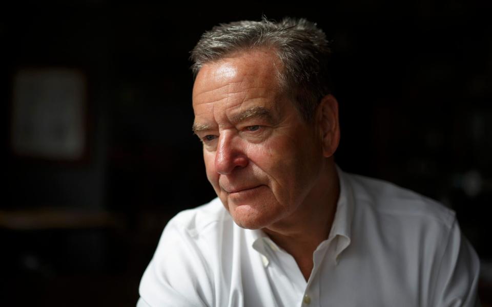 Jeff Stelling, the sports television presenter who currently presents Gillette Soccer Saturday for Sky Sports, poses for a portrait at the Westgate pub in Winchester - Getty Images/Tom Jenkins