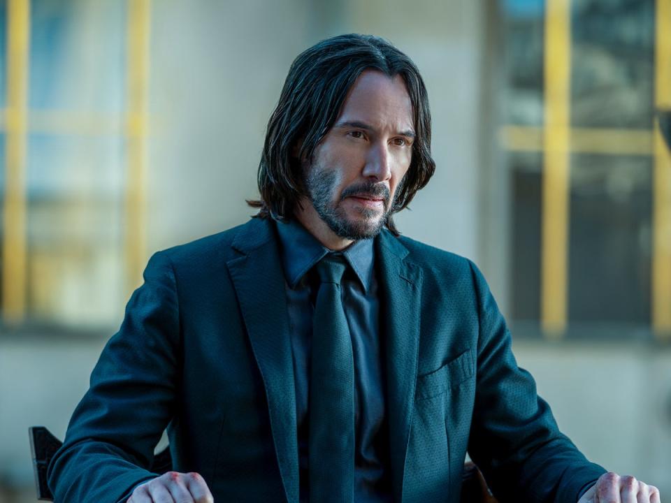 The entire John Wick series is essentially about getting even with a baddie who killed Keanu Reeves’s dog (Murray Close/Lionsgate)