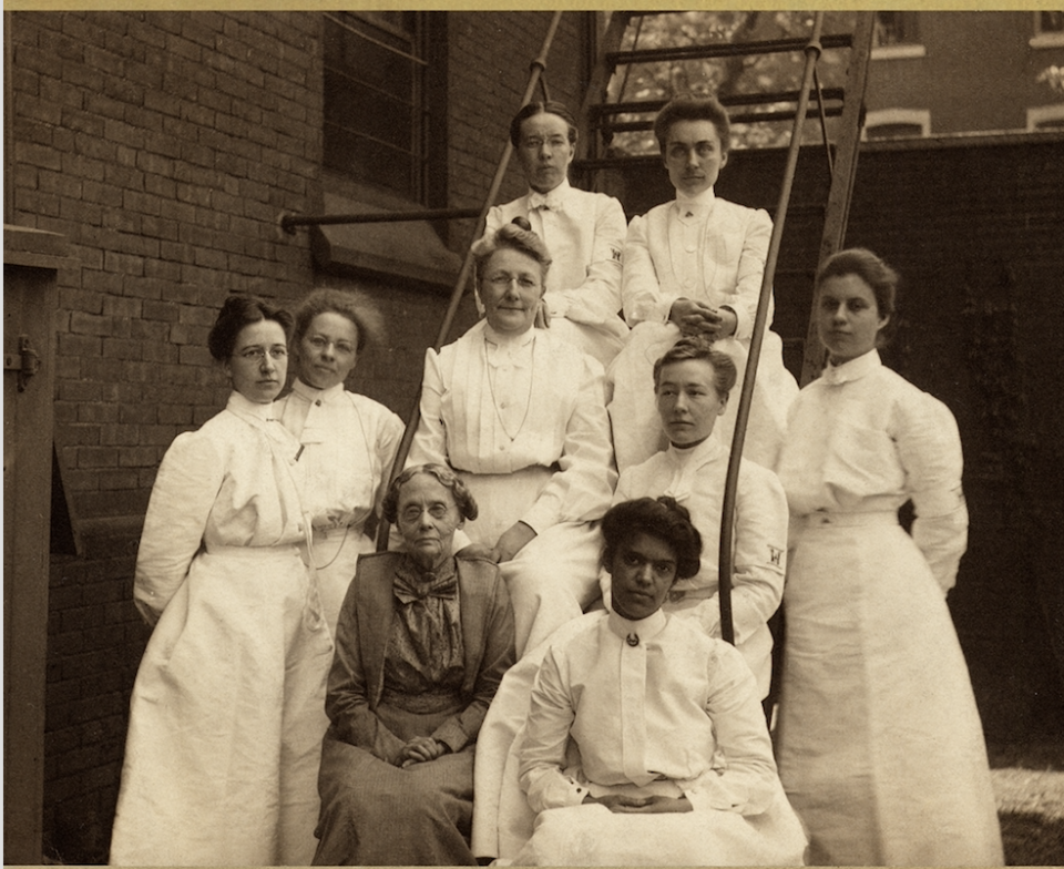 “Daring Women Doctors: Physicians in the 19th Century,” will be shown at FSU Oct. 6, 2022. Shown here, interns at the Woman’s Medical College of Pennsylvania.