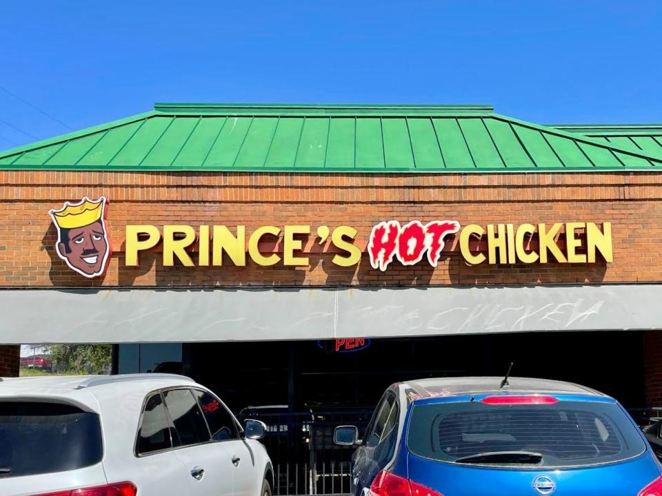Prince's Hot Chicken in Nashville.