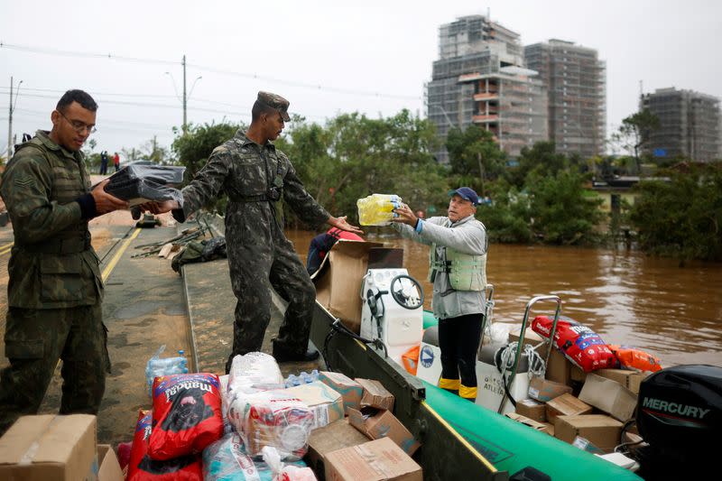 Flooding due to heavy rains in Rio Grande do Sul