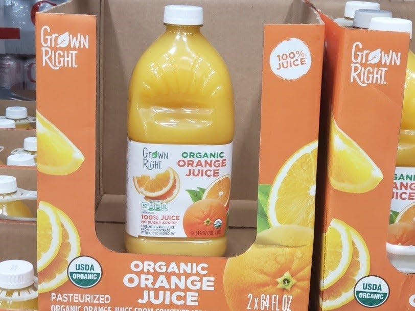 Orange juice in Costco