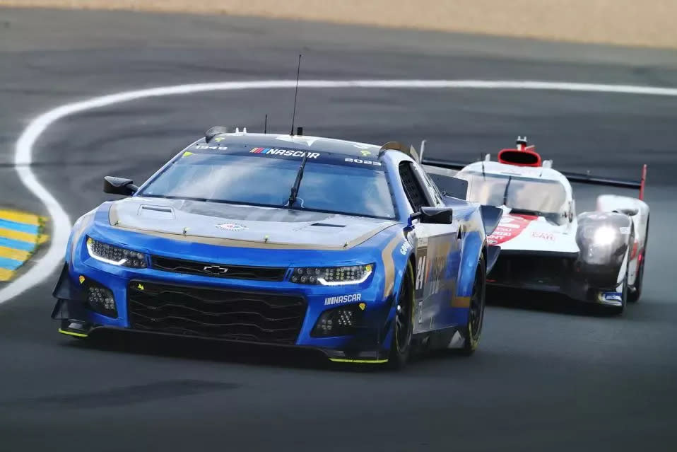 nascar chevrolet garage 56 at le mans