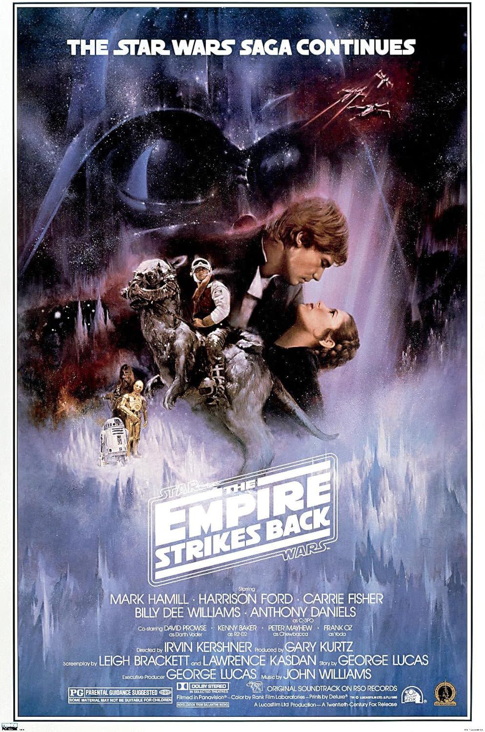 Movie poster for the 1980 film, Empire Strikes Back