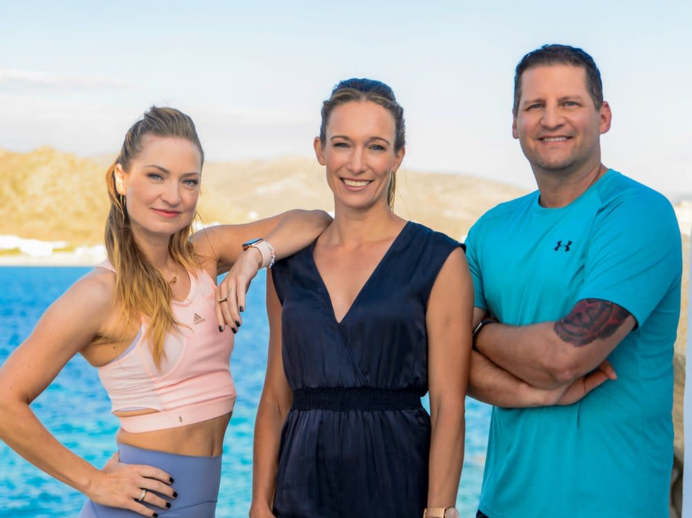 Sigrid Ilumaa, Christine Theiss und Ramin Abtin helfen in "Leben leicht gemacht - The Biggest Loser" beim Abnehmen. (Bild: SAT.1 / Julia Feldhagen)