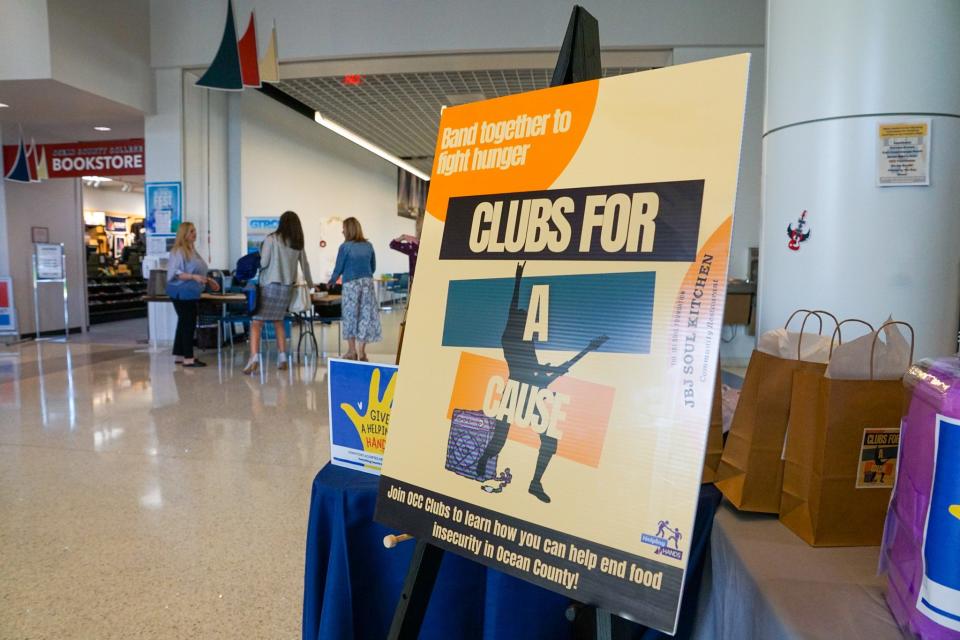 Student-run clubs at Ocean County College are again banding together to present Clubs for a Cause, an evening of food and fun intended to address hunger and homelessness in Ocean County.