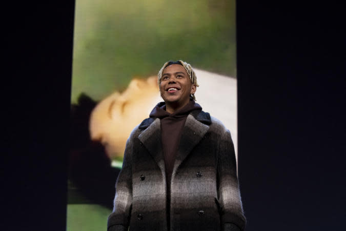 Cordae speaks at SESSION 5 at TED2022: A New Era. April 10-14, 2022, Vancouver, BC, Canada. Photo: Gilberto Tadday / TED