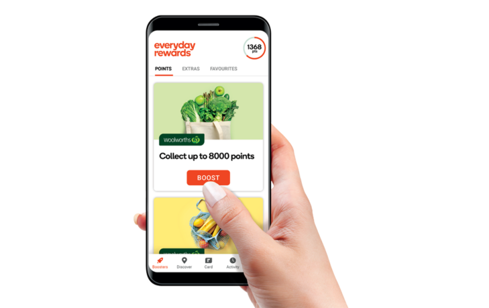 Woolworths Everyday Rewards app