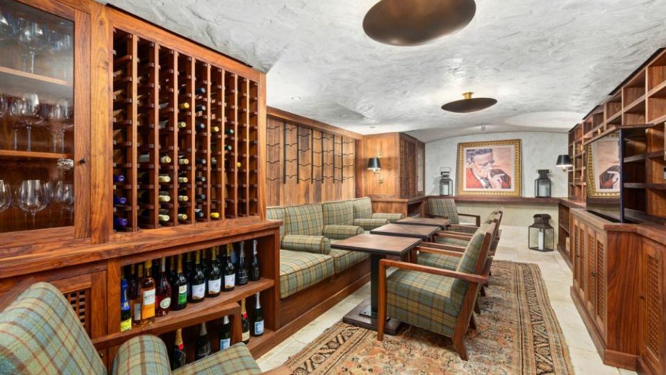 The 1950s bomb shelter that was converted into a 1,000-bottle wine cave - Credit: Ryan Lahiff