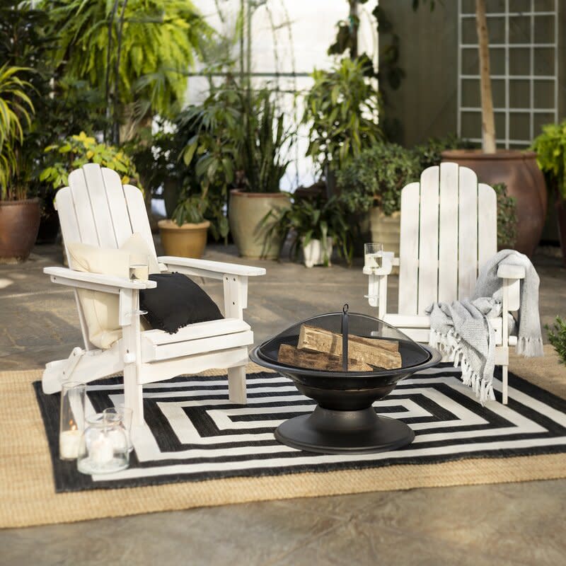 Imane Solid Wood Folding Adirondack Chair (Credit: Wayfair)