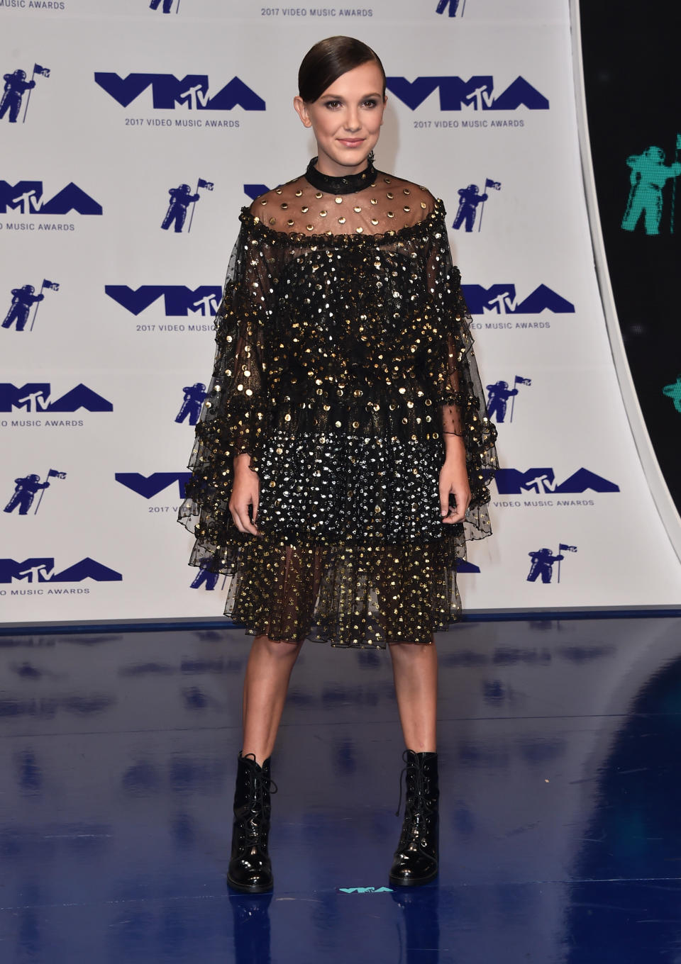 Wearing Rodarte at the MTV Video Music Awards on 27 August 2017