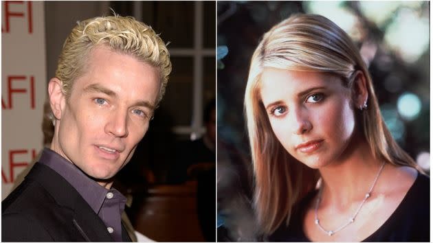 James Marsters and Sarah Michelle Gellar.