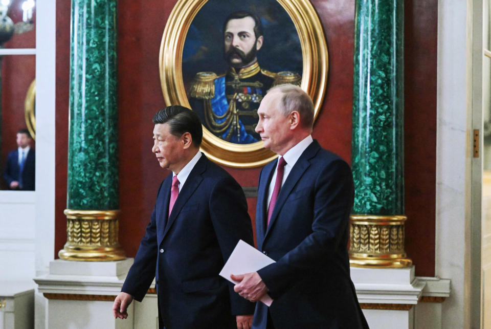 China Xi Jinping Russia Vladimir Putin state visit (Grigory Sysoyev / AFP - Getty Images)