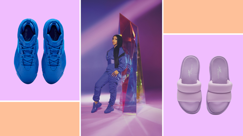 Shop Cardi B's new footwear collaboration with Reebok.