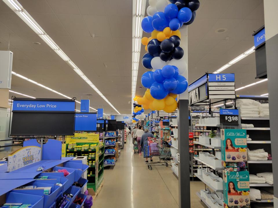 Holland Township's Walmart recently completed a remodel, which extended from the grocery section to a new pharmacy location.