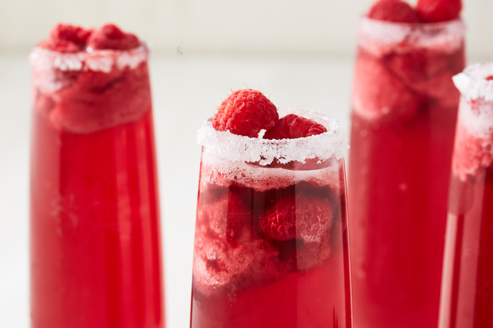 Raspberry Mimosas