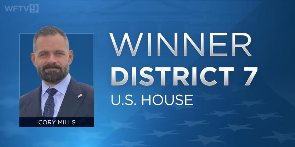 Cory Mills wins Republican race for U.S. House District 7