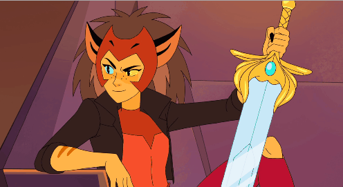 Catra with sword