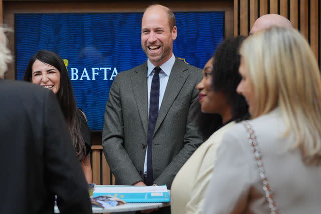 <p>Jonathan Brady/WPA Pool/Shutterstock </p> Prince William at the BAFTA and Royal African Society event in Piccadilly, London on Oct. 9, 2024.