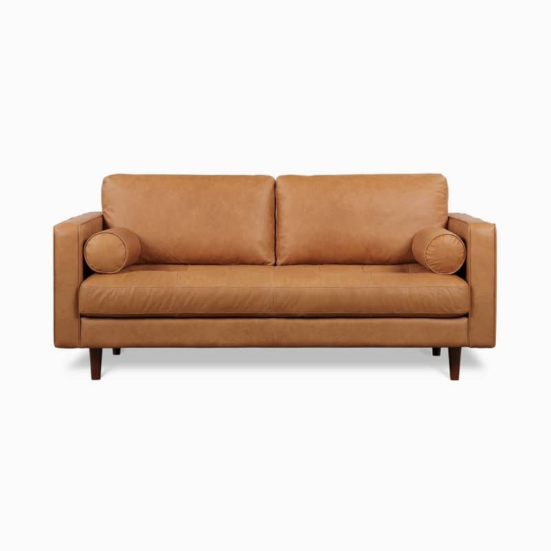 Dennes Leather Sofa