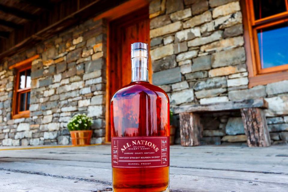 Garrard County Distilling Co. was built by Staghorn, which sells All Nations whiskeys including All Nations Bourbon, a reference to anti-alcohol crusader Carrie or Carry Nation, born in Garrard County. The new distillery will make bourbon and other whiskeys including All Nations and new labels to be announced soon. Provided