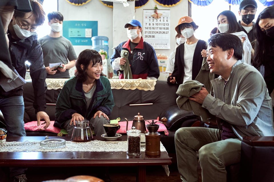 Behind the scenes of ‘Squid Game’ Season 1 starring Jung Ho-yeon. - Credit: Netflix