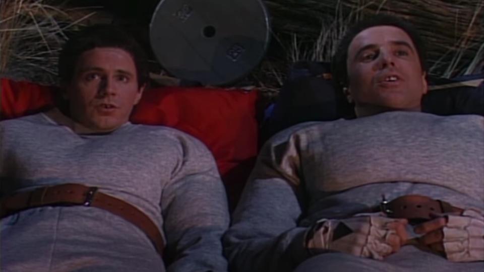 Dana Carvey and Kevin Nealon as Hanz and Franz