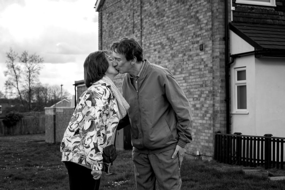 Scenes showing the early stages of the couple’s relationship are shot in black and white (Sky Atlantic)