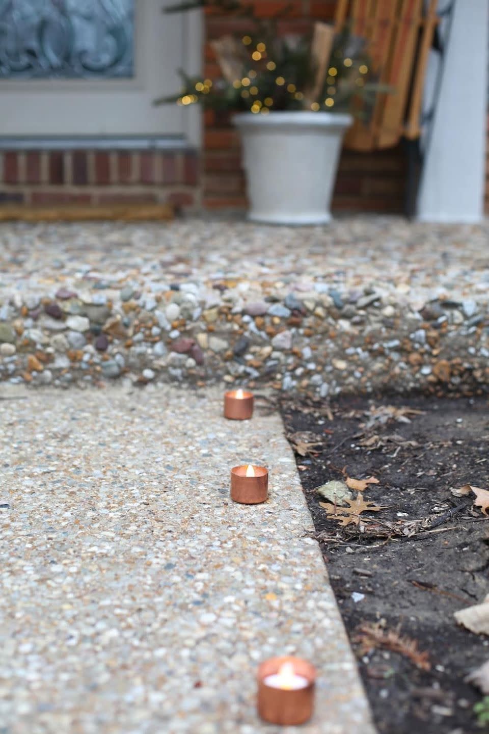 DIY Copper Tea Lights