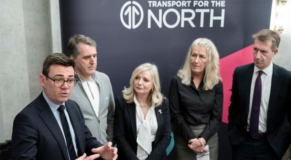 Andy Burnham, Steve Rotheram, Tracy Brabin, Louise Gittins and Dan Jarvis